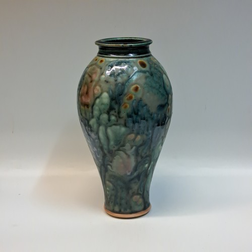 #240106 Vase Green 10x5 $28 at Hunter Wolff Gallery